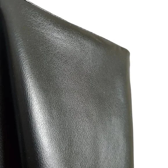 Frederick's of Hollywood Size 20 Skirt PVC Polyurethane Back Zip Pencil Black - Picture 4 of 4